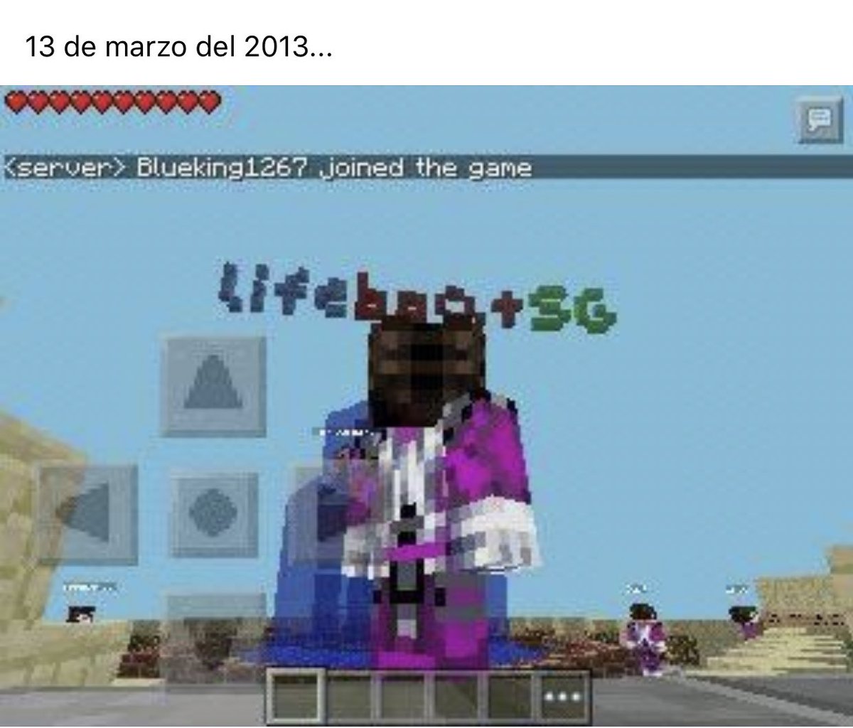 DVGamer_21's tweet photo. Vengo a Desbloquearles un recuerdo.... ese fue el primer server al que entre, en la version 0.8.1 de MCPE. https://t.co/vNn6cyOyDL