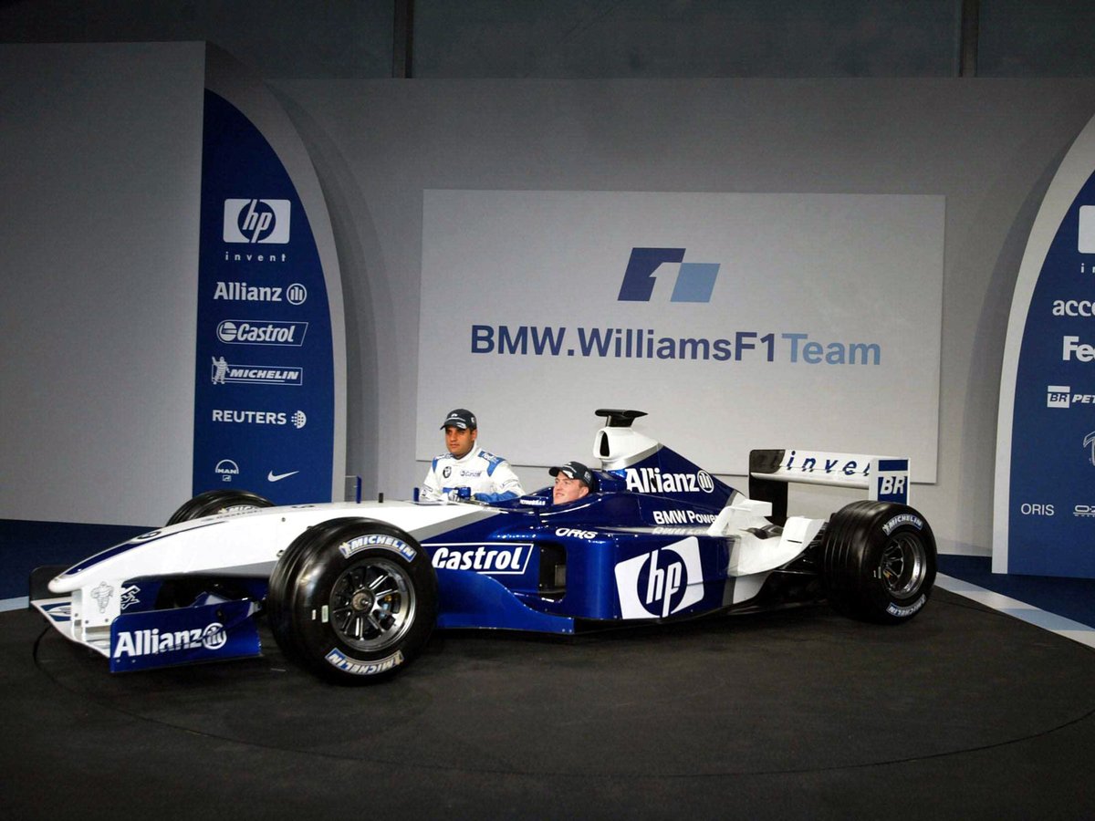 F1 In The 00s Bmw Williamsf1 Team 03 F1 Launch 3 Juan Pablo Montoya 4 Ralf Schumacher Williams Fw25 Bmw P V10 Michelin Test Marc Gene T Co 7cacbrokqy