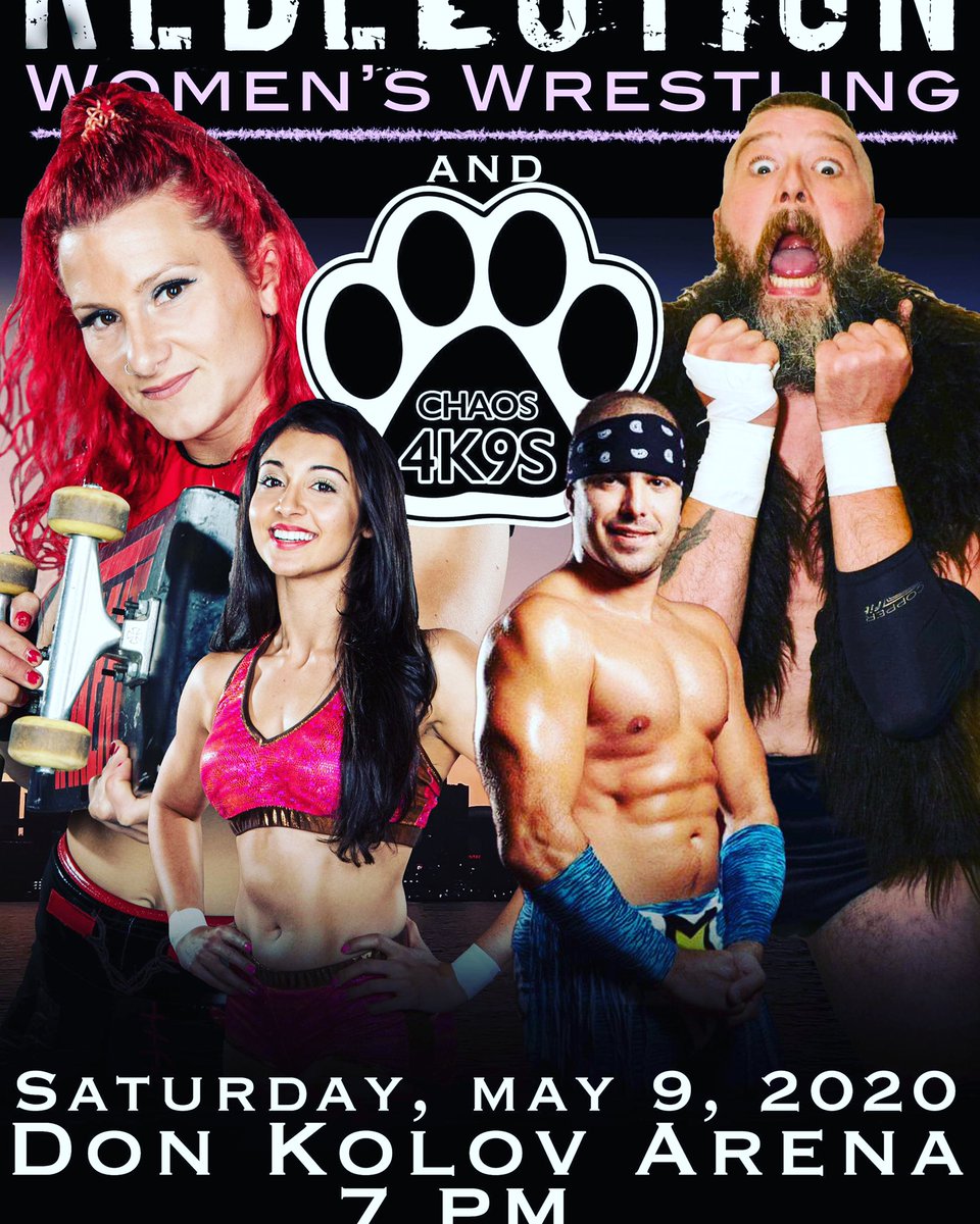 _StraightTalk's tweet photo. @rebelution_womens_wrestling and @chaos4k9s is bringing you #cobrandedaction on may 9th when @JodyThreat vs @CarelliBianca and #thebarbarian vs #joeyvalentine #getyourticketsnow and be part of an event to #SaveOurScruff https://t.co/MJxBjA67HU
