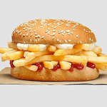 【約140円】NZのバーガーキングで販売の、フライドポテト・バーガーが話題!
