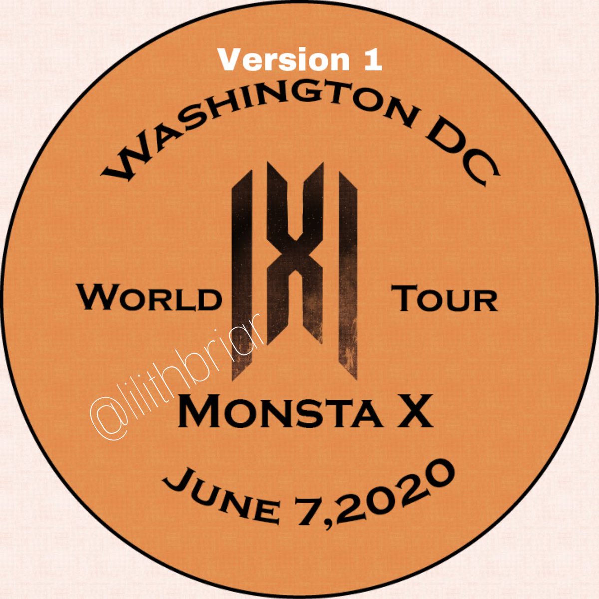 dmvwenebebes's tweet photo. #DCMonbebe we’d like your input on one of FOUR buttons choices you will have for the fan items we plan to offer for the @OfficialMonstaX #MonstaXWorldTour2020 #DC tour stop! VOTE on thread please! 
#MONSTA_X #MONSTAX  #몬스타엑스 https://t.co/IoJsLfscUn