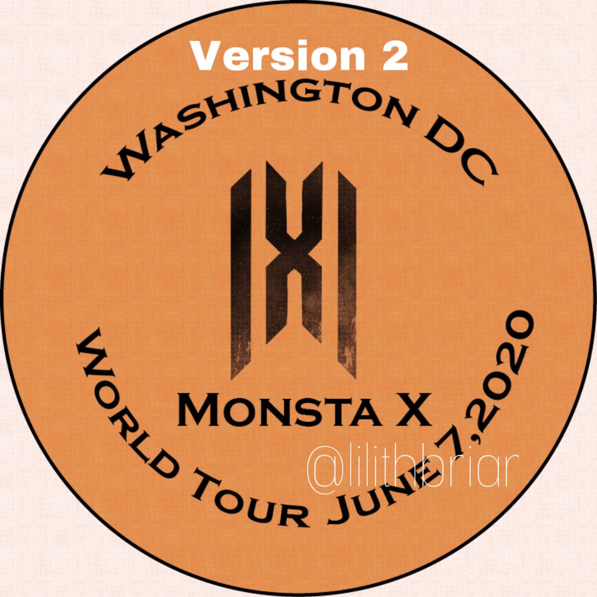 dmvwenebebes's tweet photo. #DCMonbebe we’d like your input on one of FOUR buttons choices you will have for the fan items we plan to offer for the @OfficialMonstaX #MonstaXWorldTour2020 #DC tour stop! VOTE on thread please! 
#MONSTA_X #MONSTAX  #몬스타엑스 https://t.co/IoJsLfscUn