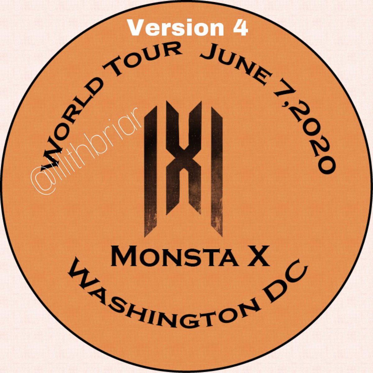dmvwenebebes's tweet photo. #DCMonbebe we’d like your input on one of FOUR buttons choices you will have for the fan items we plan to offer for the @OfficialMonstaX #MonstaXWorldTour2020 #DC tour stop! VOTE on thread please! 
#MONSTA_X #MONSTAX  #몬스타엑스 https://t.co/IoJsLfscUn