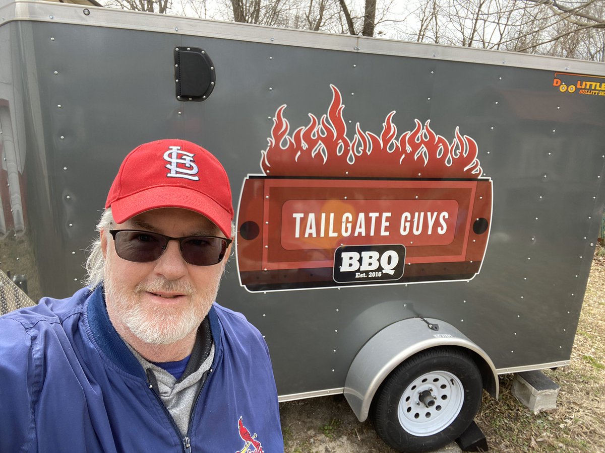 TailgateGuys999's tweet image. It was a fun Saturday. Celebrated Cardinals’ spring-training opener with seasoning a new drum smoker and having a brisket practice. First KCBS comp of the season is 34 days away. #bbq #practice #wetalkingaboutpractice