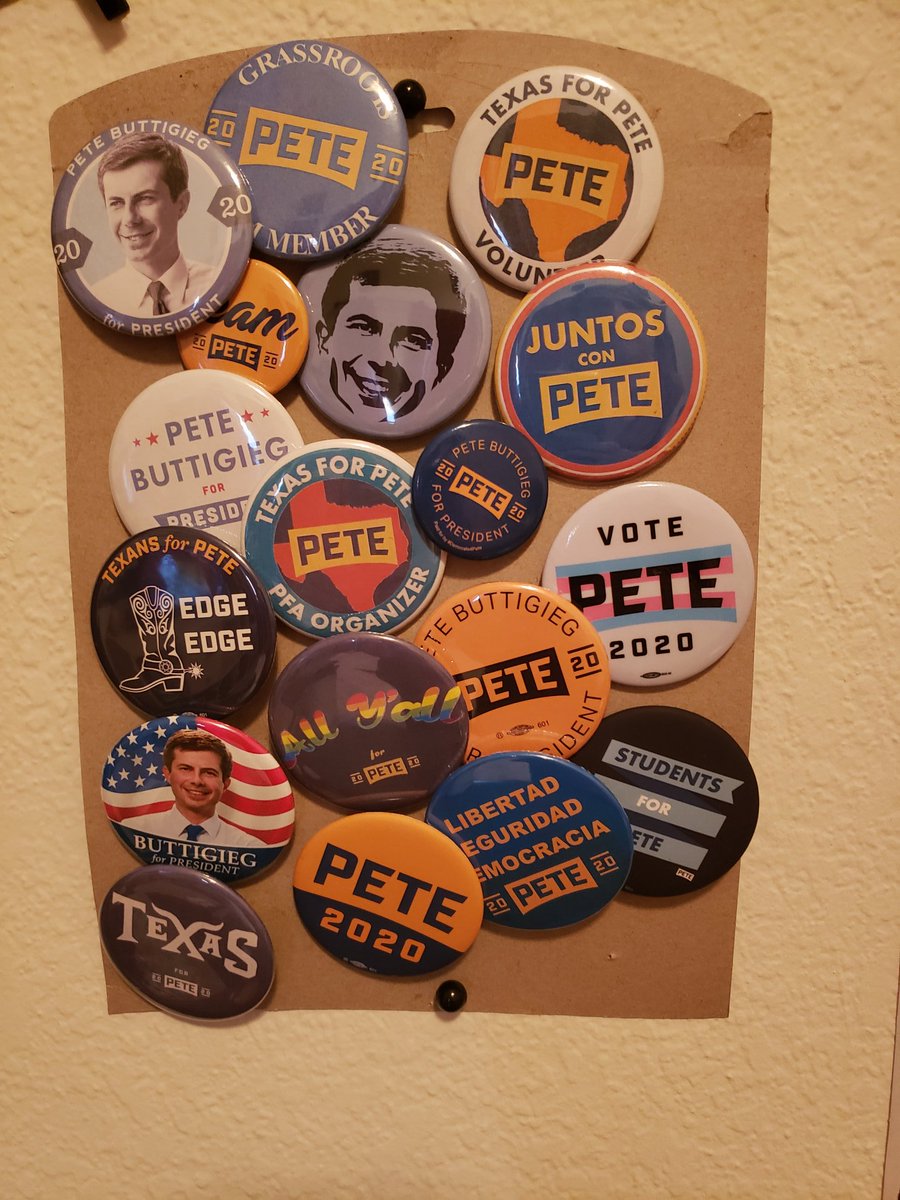 tacosforpete's tweet image. #button game strong! @PeteButtigieg @TXforPete @Chas10Buttigieg #bootedgeedge #PeteButtigieg2020 #juntosconpete #SuperTuesday #LGBTQ2020 #WinTheEra