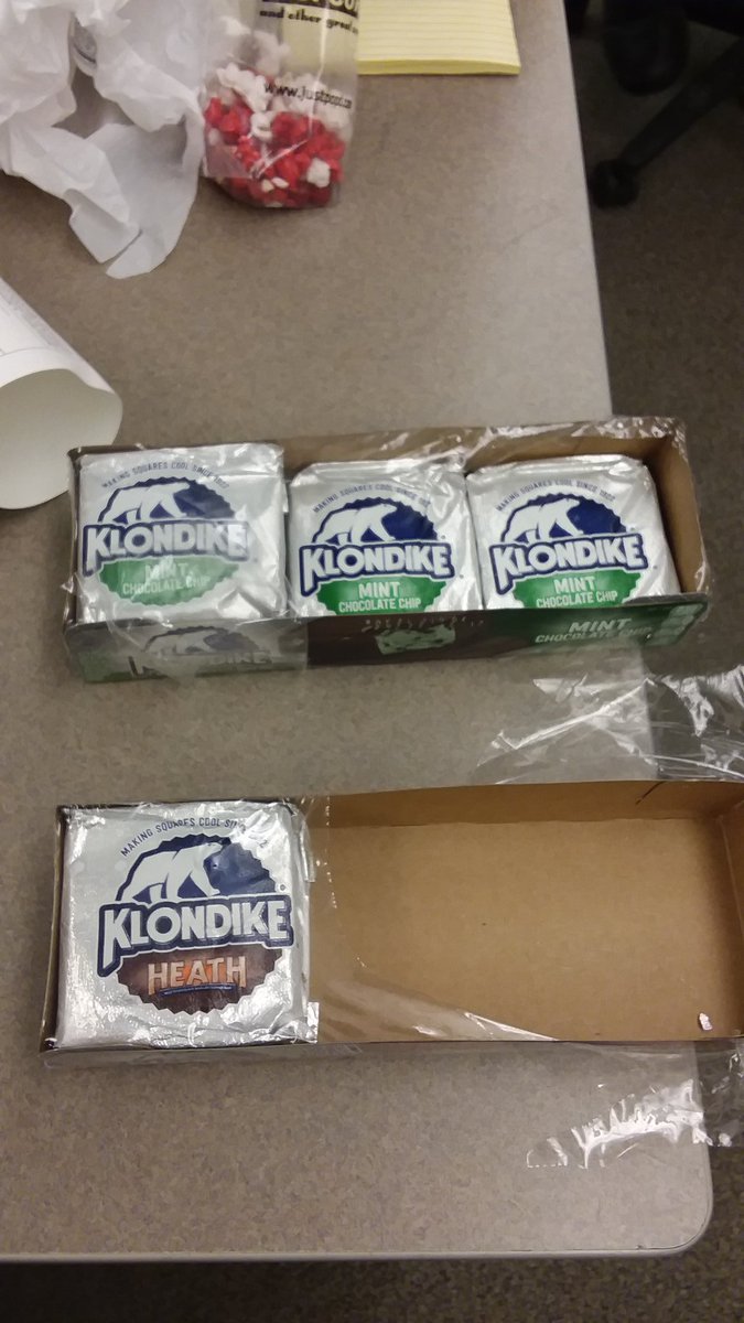 When an officer gets his cruiser smashed it's only fitting he gets to smash a couple Klondikes. #excuse4icecream @PPDNightShift <a href="/OfcFMatyja_PPD/">Sgt. Frank Matyja #480</a>