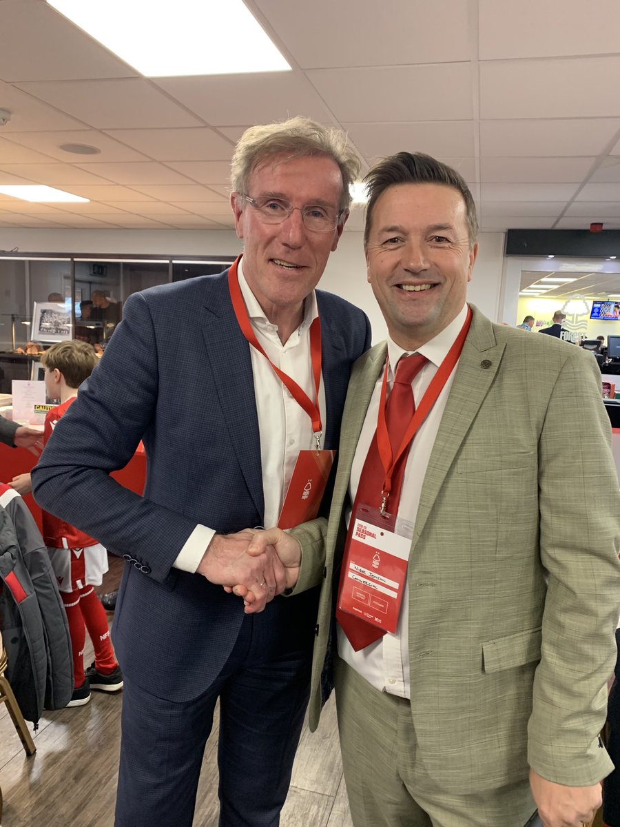 nigeljemson's tweet photo. Lovely to meet this legend today ⁦@NFFC⁩ and to interview him Hans Van Breukelen . What a goalkeeper 👌.  We wanted a win but we will take a draw #12morecupfinals #keepingalive #promotion #youreds https://t.co/3fnFUa76p6