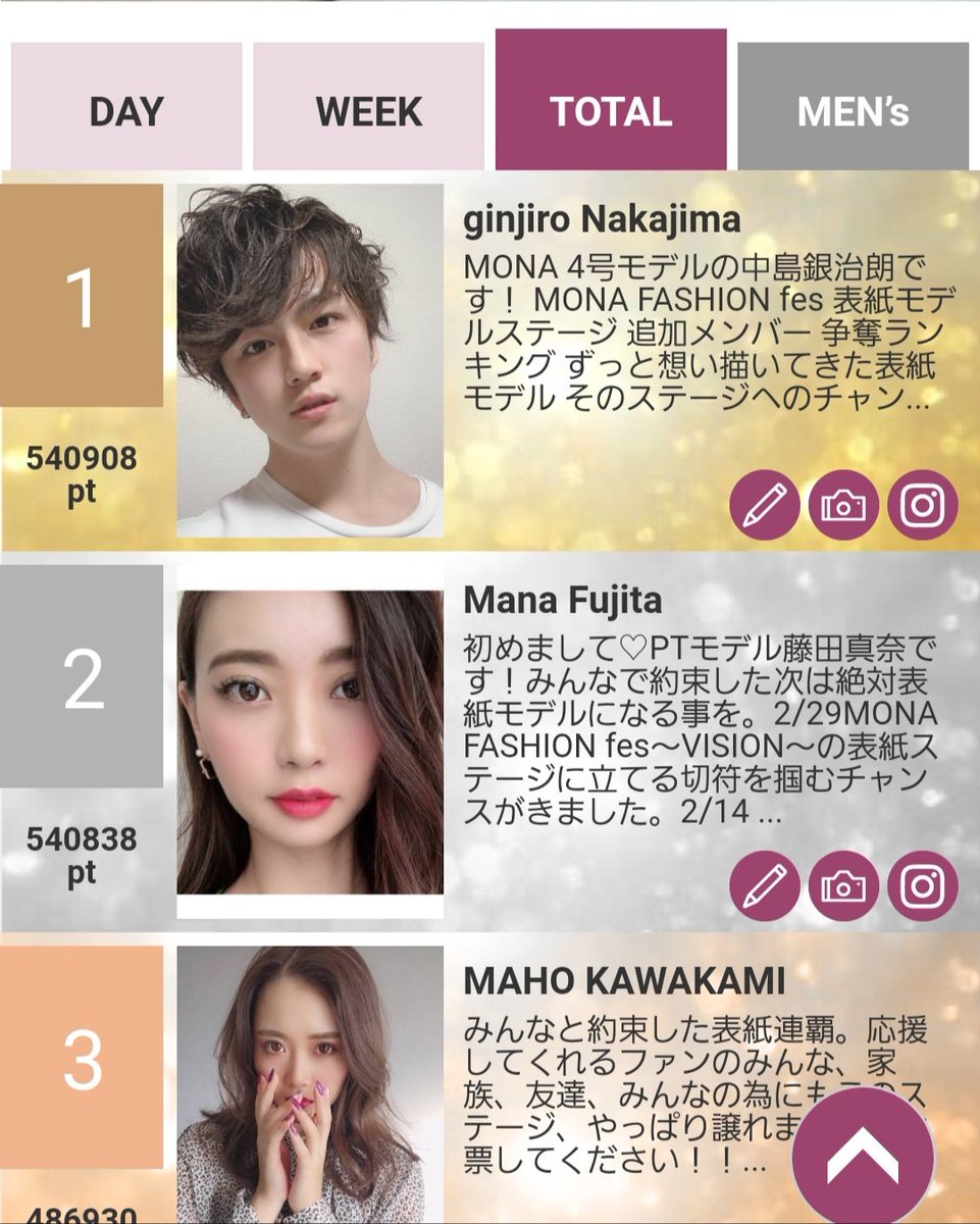 Monaメンズモデル