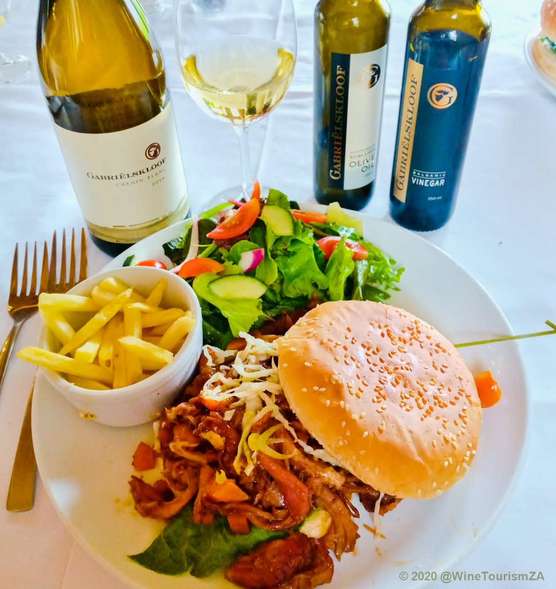 winetourismza's tweet photo. Yesterday’s light rain over the Overberg created the perfect atmosphere for a long lunch at The Restaurant at #Gabriëlskloof.
#hermanexplore #wineryexploring https://t.co/AoMuZN2Ylr