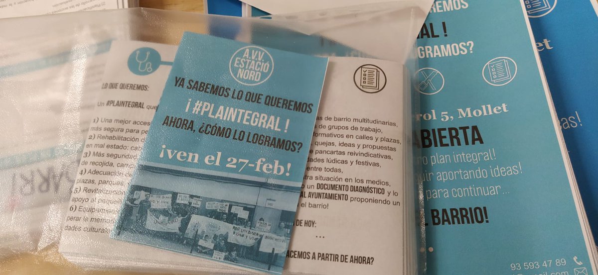 avvestacionord's tweet photo. Estem recollint signatures pel Pla Integral. Pots venir a signar de dilluns a divendres de 18:00 a 20:00 al local del Carrer Terol. També ens trobaràs pel barri. #plaintegral #Barriestacionord #mollet #milloremelbarri #somunbarriviu https://t.co/loZS9lh3mB