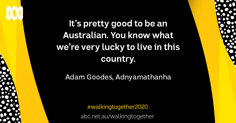 ABCIndigenous's tweet photo. What is your Australian Dream? 

#WalkingTogether2020 https://t.co/ZMC5wkCNx8