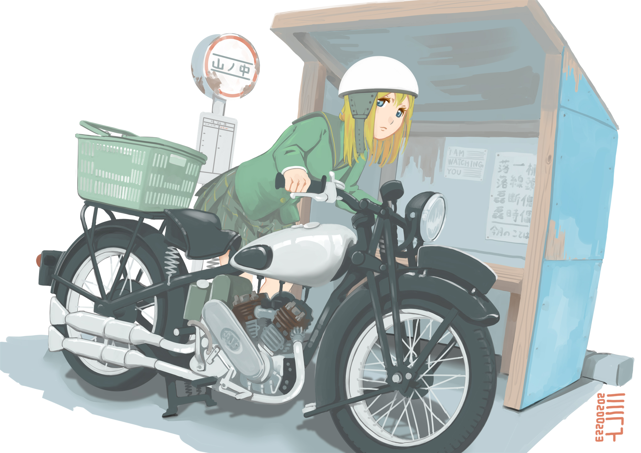 きわみらい 月水金バイクjk絵更新中 制作完了 ホイールをフリーハンドで描くのはやっぱりダメ と気付き 楕円定規を使って前後輪調整しました 影の描き方がもう少しつかめてくると 雰囲気も良くなると思います そんなこんなで 今回はこれにて完了 きわみらい 月水金バイクjk絵更新中 制作完了 ホイールをフリーハンドで描くのはやっぱりダメ と気付き 楕円定規を使って前後輪調整しました 影の描き方がもう少しつかめてくると 雰囲気も良くなると思います そんなこんなで 今回はこれにて完了