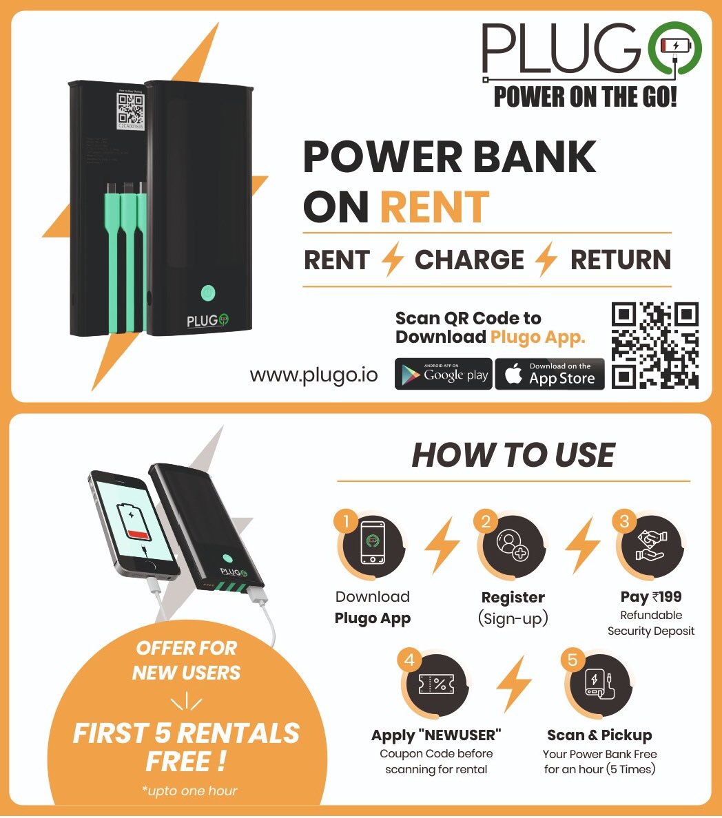 AshGupta85's tweet photo. Plugo your travel companion#poweronthego #nolowbatteriesworries #goPlugo https://t.co/gUHyzvX5PF