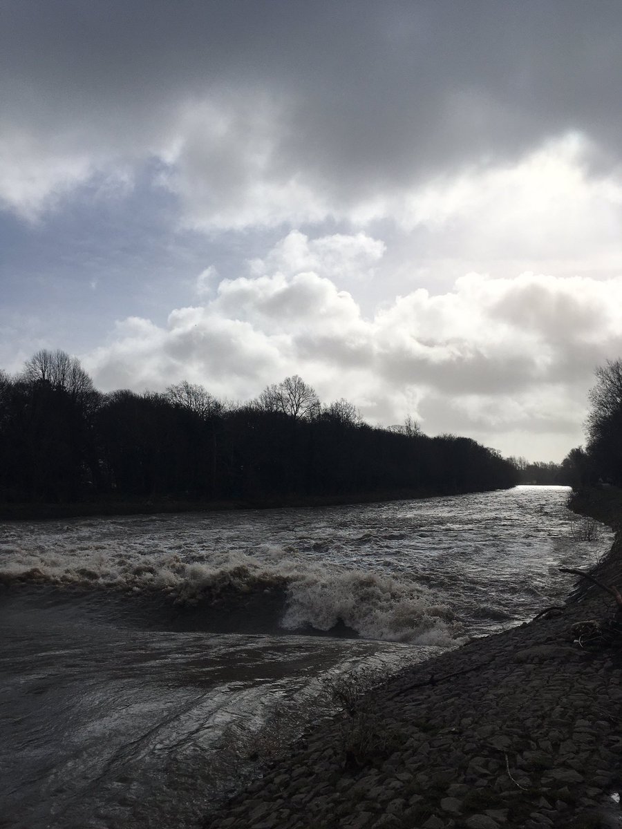 kerensky_1881's tweet photo. River Taff at Blackweir a week after the storms. #blackweirbridge #cardiff #swollenriver #stormaftermath https://t.co/Sz6FGWHq67