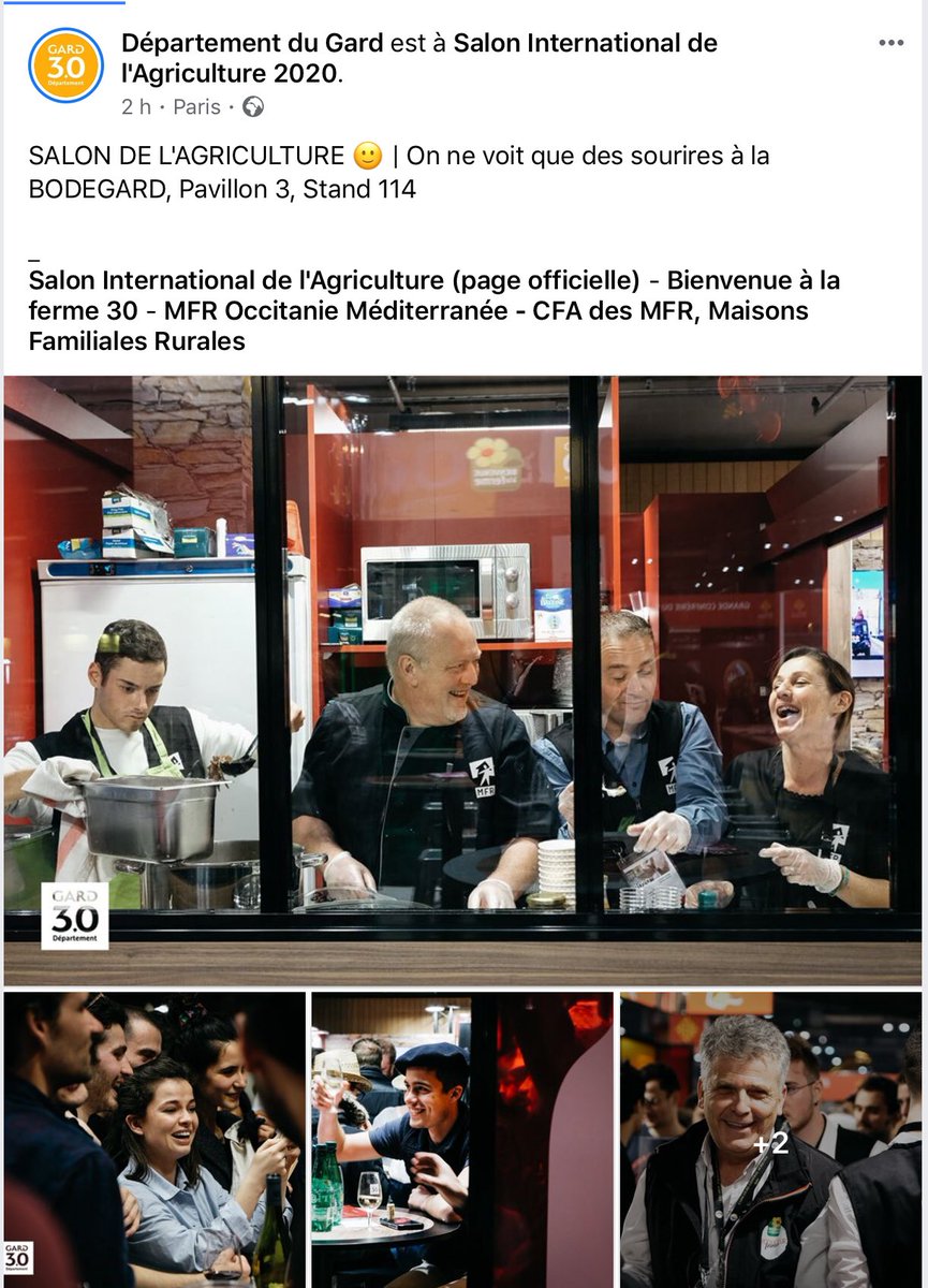 Thierry_Gaubiac's tweet photo. Très grosse affluence à l’ouverture du Salon sur le stand du Gard 😱!!! On n’a pas chômé pour l’équipe #MFR et même fini sur les rotules 🥵! Mais toujours dans la bonne humeur 😂😉! Et bravo aux jeunes, quasi du du non stop 👍!!!
#Bienvenueàlaferme30 - #leGard #SIA2020 #Bodegard https://t.co/IsZIwQTOHL