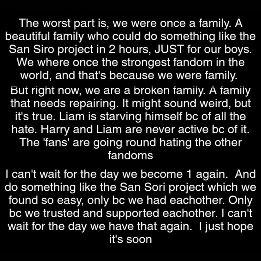Laaiaserranob8's tweet photo. @LarryHispanic #save1dfamily #1dfam  #WallsStreamingParty https://t.co/INq62PhXqf