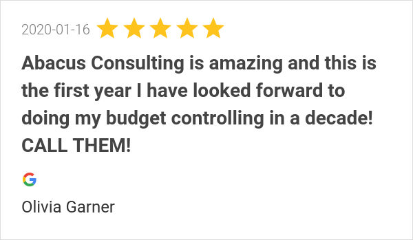 abacusconsultBE's tweet photo. New 5.0-star Review: "Abacus Consulting is amazing and this is the first year I have looked forward to doing my... https://t.co/5s3Je0wXsG