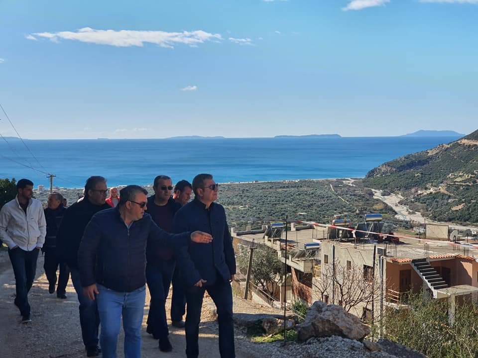 DGjiknuri's tweet photo. Bashkë me Kryetarin e Bashkisë së Himarës Jorgo Goro pamë nga afër punimet që po bëhen për rrugën që të çon në Kalanë e Borshit. Projekti i Fondit Shqiptar të Zhvillimit do ti japë padiskutim një vlerë të shtuar kësaj zone dhe turizmit

 #FondiShqiptarZhvillimit #Borshi #Kalaja https://t.co/aiL3VI7XlD