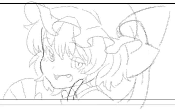 下描きなんてなぁこんなんでええんよ! 