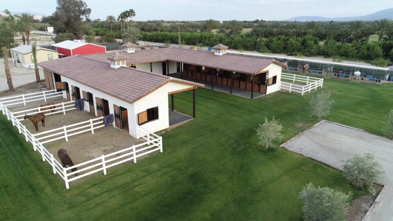 TritonBarns's tweet photo. Here's a barn that's turning heads! We recently completed this installation in Thermal, CA and wanted to share it with everyone. It's BEAUTIFUL! We deliver and install barns and stalls nationwide. Interested? Click here: https://t.co/3vOSHRUdpI #tritontough #custombarns https://t.co/Bt4UGo0GIC