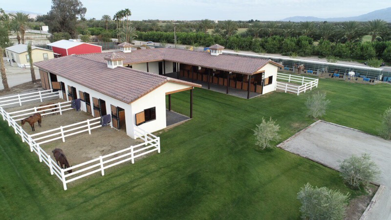 TritonBarns's tweet photo. Here's a barn that's turning heads! We recently completed this installation in Thermal, CA and wanted to share it with everyone. It's BEAUTIFUL! We deliver and install barns and stalls nationwide. Interested? Click here: https://t.co/3vOSHRUdpI #tritontough #custombarns https://t.co/Bt4UGo0GIC