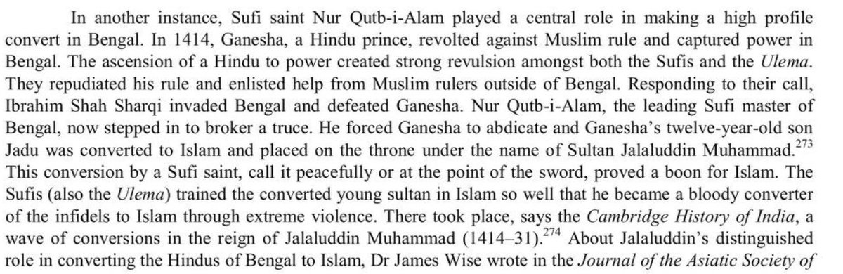 The story of Sufism is no less violent in Bengal.