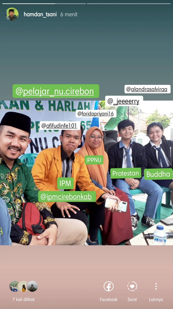 hamdan_tsani's tweet photo. Selamat Harlah Ikatanku
Terus menyemai, membumikan, melestarikan toleransi dan nilai-nilai Aswaja

#harmoniindonesia
#harlah66ipnu https://t.co/KyehViAc7Z