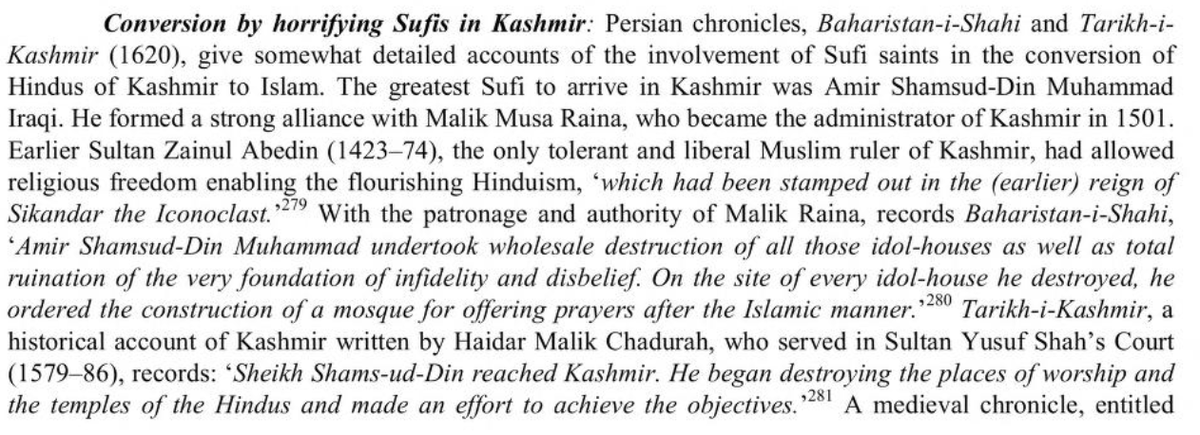 More on Sufi violence against Hindus in Kashmir and Gujarat.
