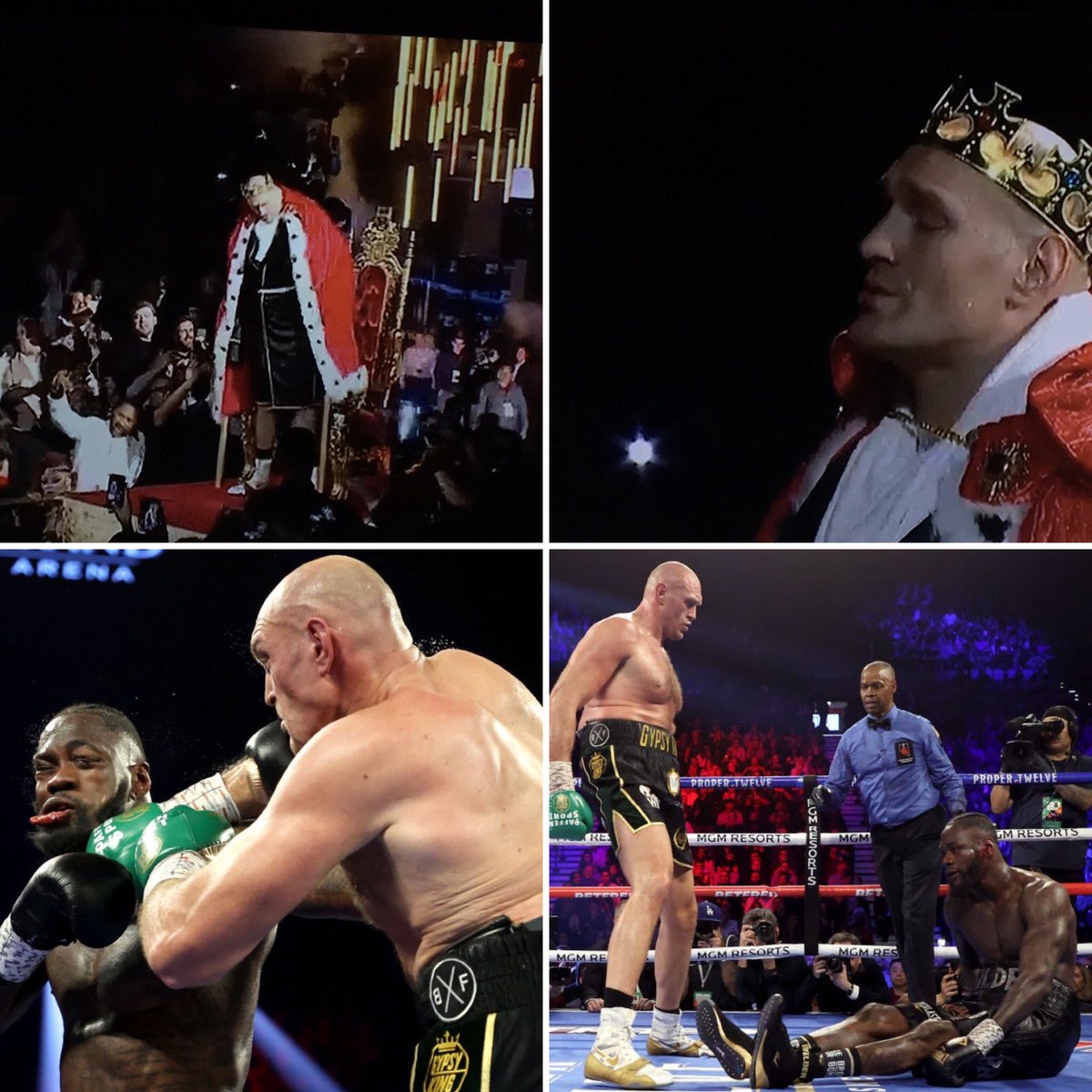 elcapitance's tweet photo. There’s only 1 king 👑 🤴🏻#furyvswilder2 #WilderFury #WildervsFury #WildervsFury2 https://t.co/Ug5VV1vieR