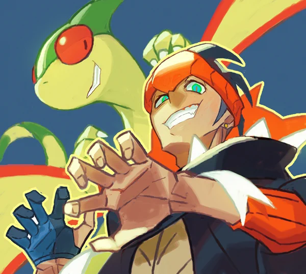 POKEMON落書き キバナ 