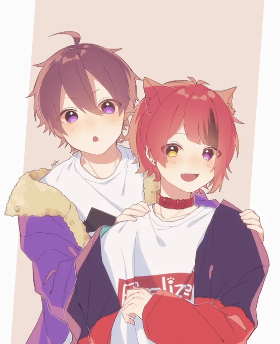 ななもりーぬ?❤️

#すとぷりギャラリー
#なーくん #莉犬くん 