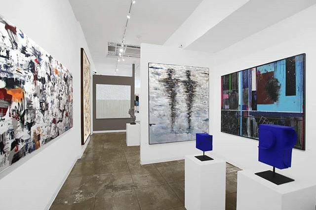 ArtspaceWare's tweet photo. 2.22.2020: Five "2's" in the date and at least 5 shades of blue in this gallery shot. Can you count more? Artworks available in the gallery or on our website. Link in bio⬆️
.
.
.
.
#blue #cobalt #azure #lapis #sapphire #steel #sky #date #thenumber2 #expressionist #oil #mi… https://t.co/UiyIUR2dKS