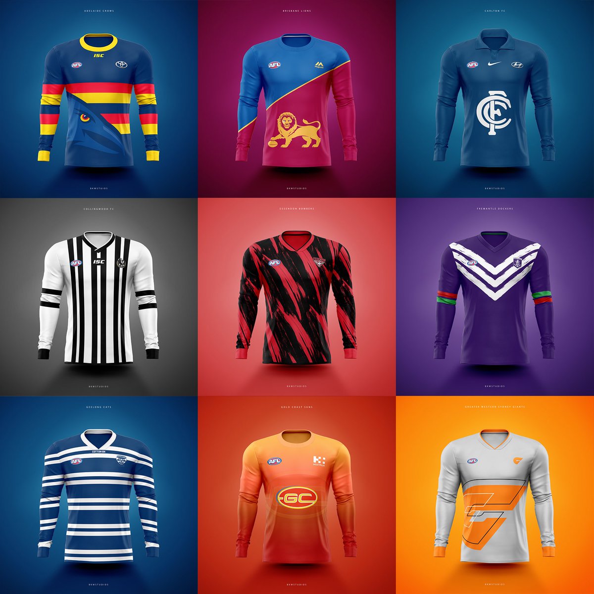 These long-sleeve guernsey designs are 