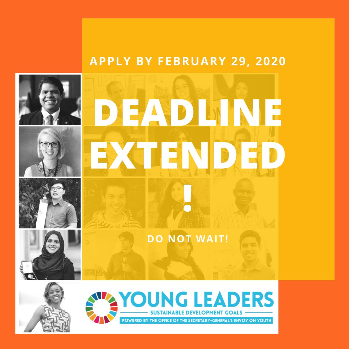 Application extended. Apply today to become one of the #SDGYoungLeaders
@unhabitatyouth @MoICTKenya @RoySasaka

un.submittable.com/submit