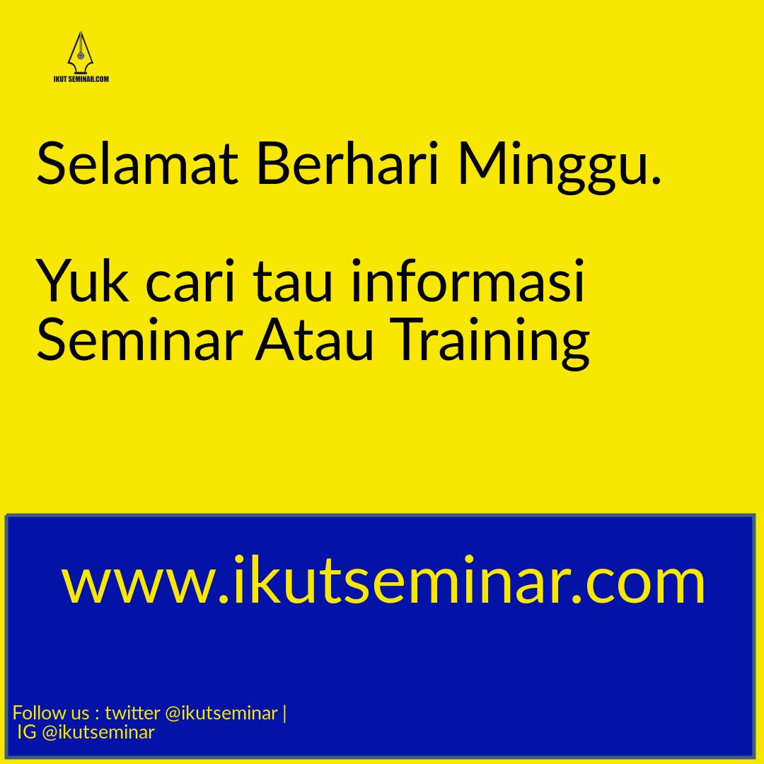 ikutseminar tweet media