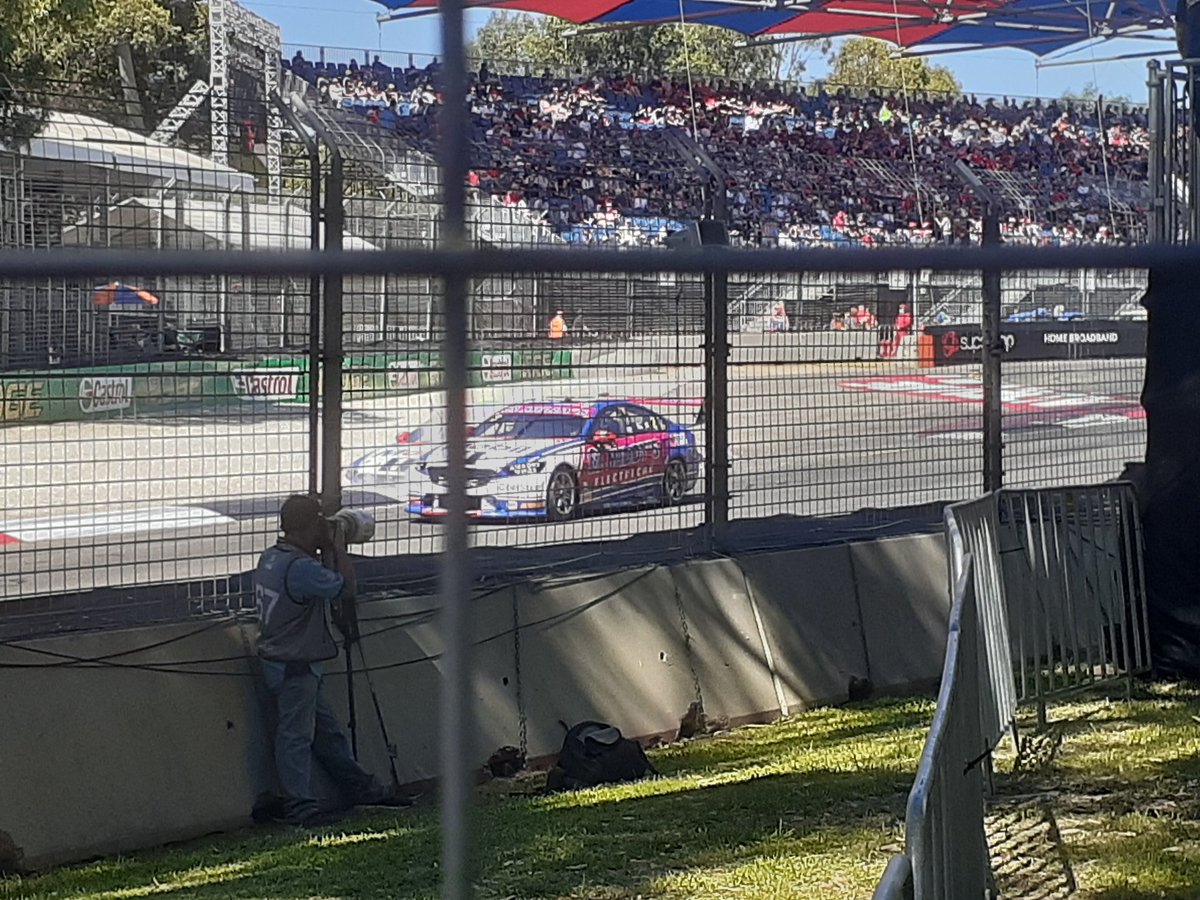 GodButMeme's tweet photo. Spending time with my dad at the #SuperloopADL500! Snagged some good shots of the track earlier.
I know this is out of the norm for me but I felt like sharing. The race is pretty good! https://t.co/rdf40vpanL
