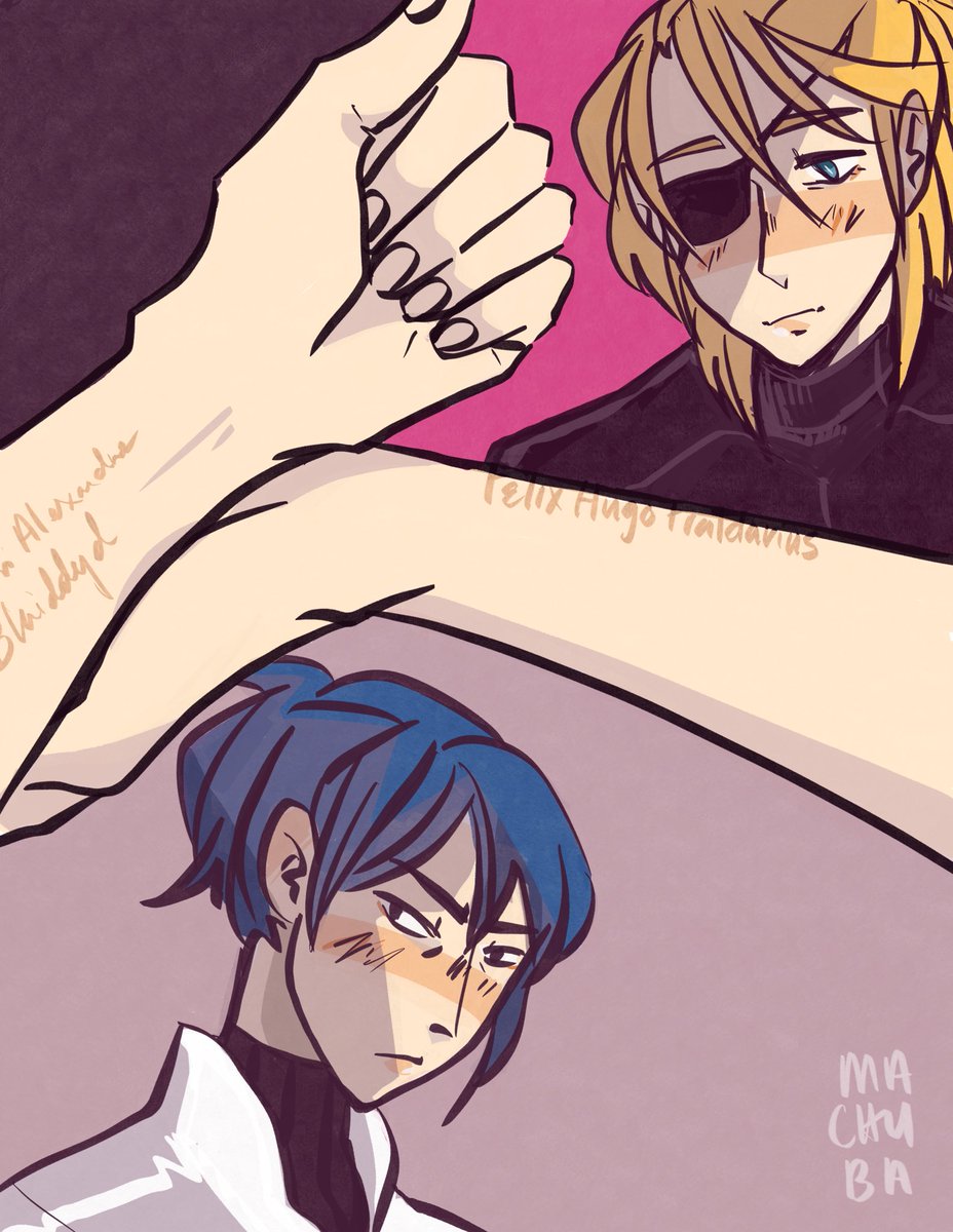machubaaa's tweet photo. [#2020DimilixWeek ] Day 6 - Soulmates 
- "after all these years, i almost feared you had willed our fates apart" 
- "you still don't know anything if you believe that"

(just a quicky! i want to pour my energy into day 7 💦) https://t.co/5JmrihonbT