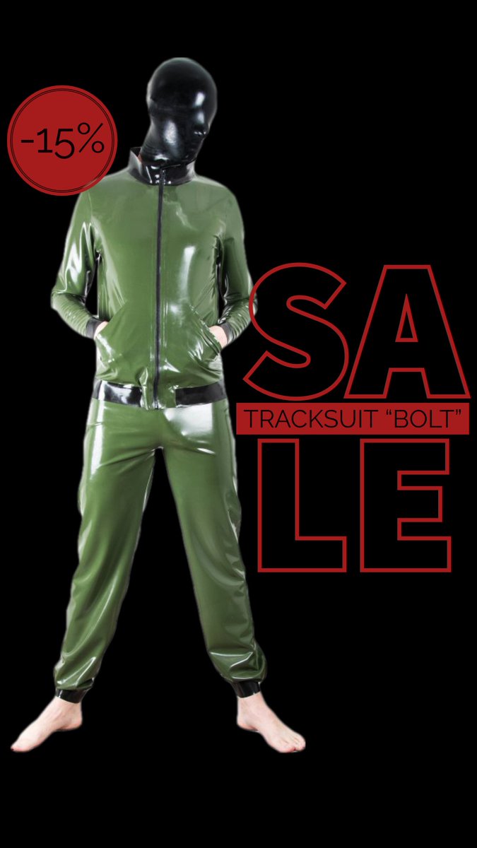 Xalatex's tweet photo. 🖤 Experience true latex feeling with our Handmade tracksuit "Bolt" - now available on sale!
#xalatex #shopnow #latexfetish #latexfun #latexanzug #shiny #rubberboy #rubber #rubbercatsuit #fetish #gummi #latexlife #fetishfashion #latexfashion #latexshopping #latexshop #latexsale https://t.co/XIHOHug0a2