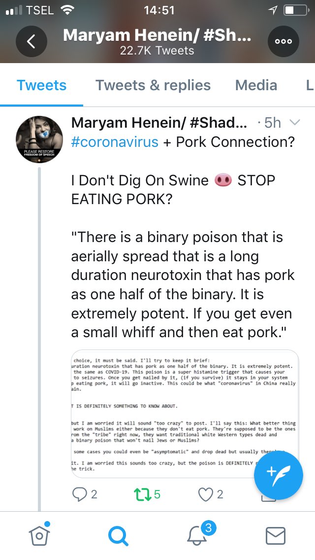 Been talking about pork and China for months now... linking and screenshotting this tweet in case it disappears  https://twitter.com/maryamhenein/status/1231394655058546688?s=21