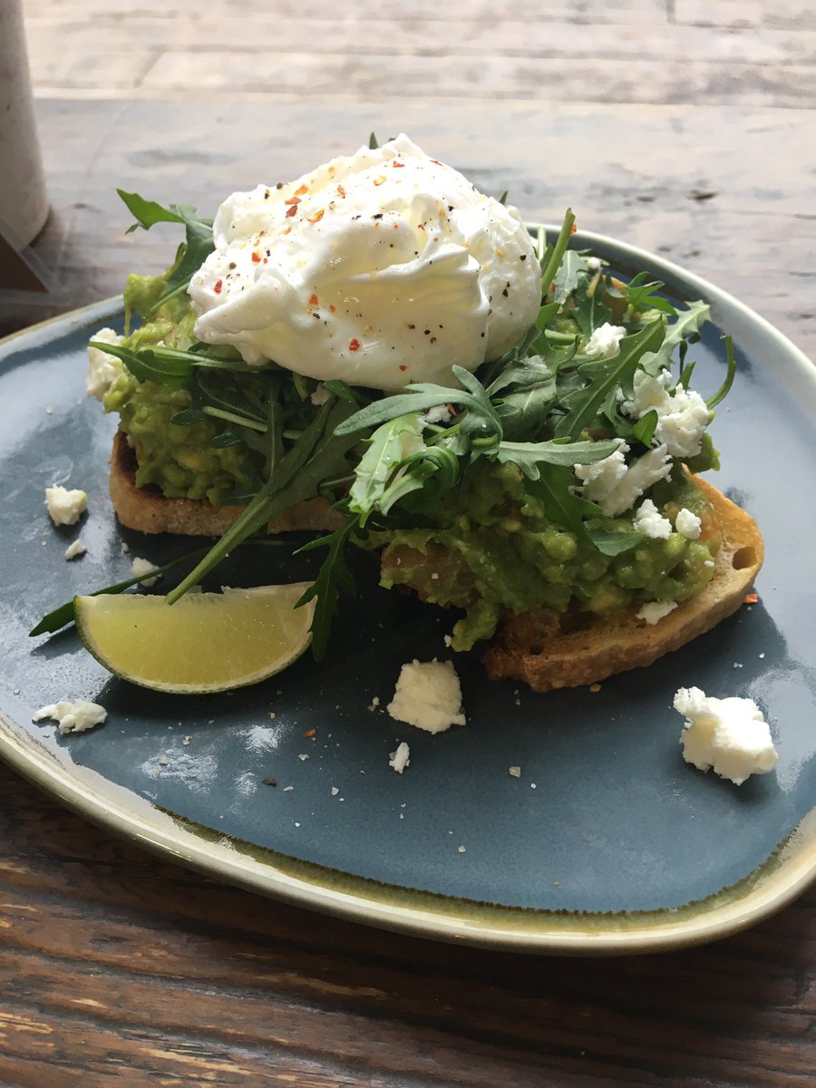 You can’t go wrong with our smashed avocado on sourdough toast topped off with a poached egg.