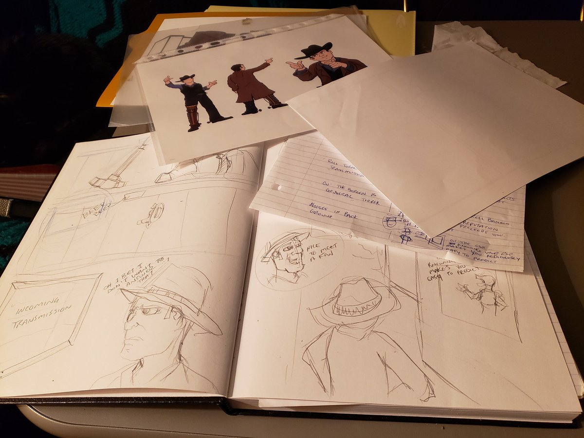 Shamaz084's tweet photo. What happens when you get thrown off the creative groove by art block? Take a break, collect yourself, get back on that horse and giv'r. 

#artistatwork #makecoolstuff #backtothedrawingboard #storyboards #onedayatatime #creativityftw #book1 https://t.co/ho1kYucTa3