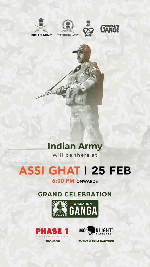 Leander's tweet photo. You make us proud #IndianTerritorialArmy and #Battalion137 with your work to rejuvenate the Ganga #CleanGangaTaskForce #GangaYodhaMahotsav2020
@adgpi @PMOIndia @CriessePR https://t.co/TAuyIPRptW