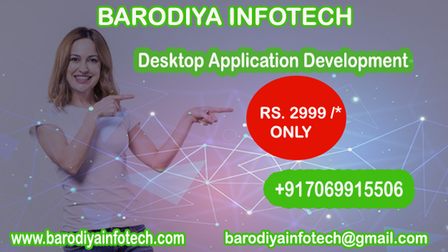 BarodiyaI's tweet photo. Barodiya Infotech
Desktop Application Development
+917069915506
#barodiya #infotech #barodiyainfotech #desktop #application #development #desktopapplicationdevelopment #windowsapplication #webdesign #webdeveloper #digitalmarketing #software #development #softwaredevelopment https://t.co/hXevseJnw4