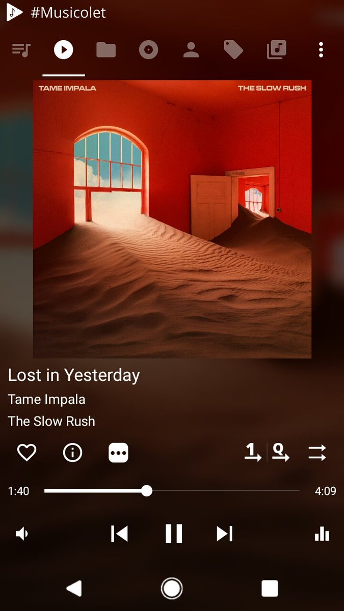 Listening #LostinYesterday by @tameimpala
Parah sih ni album bener2 bikin orgasm,beberapa hari ini nonstop dengerin #TheSlowRush ❤❤❤
