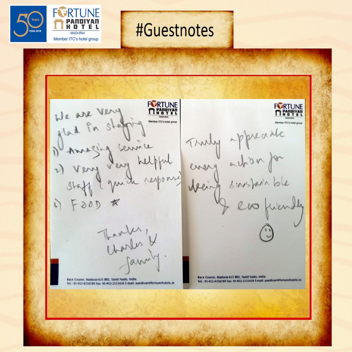 fortunepandiyan's tweet photo. Guest Reviews at Fortune Pandiyan.
#happyguests #hotelsinmadurai https://t.co/7dt5waCkiZ