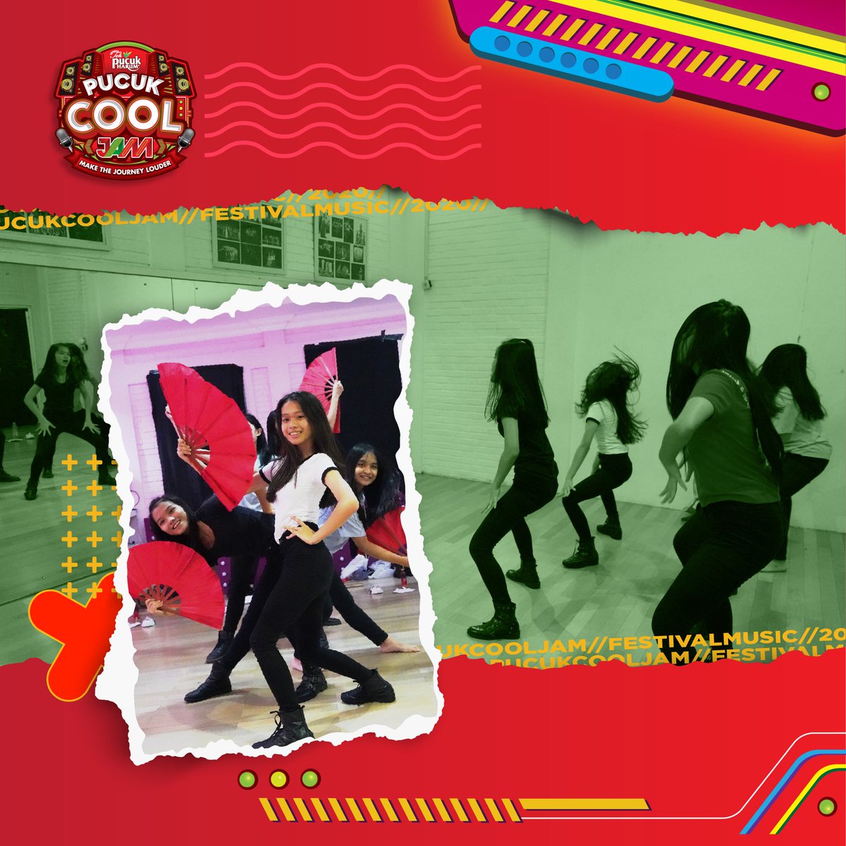 pucukcooljam's tweet photo. 👩🏼🎤 PRACTICES MAKE PERFECT 🕺🏽
Here are the Ekskul finalist moments while practice before the performance. Karena tiap momen berharga layak dikenang selama-lamanya!
#PucukCoolJam2020 #PCJ2020 #MakeTheJourneyLouder #MusikIndonesia #InfoMusik #BandIndonesia #Ekskul #AudisiBand https://t.co/RgpY8yNW5e