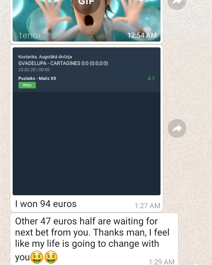 _pay_after_win's tweet photo. Winning!!!
.
#fixedmatch #fixedbet #bet365 #bovada #bwin #betathome #williamhill #bet9ja #sportybet #betnow #merrybet #nairabet #surebet #sport #football #money #bitcoin https://t.co/irBZhM2X4B