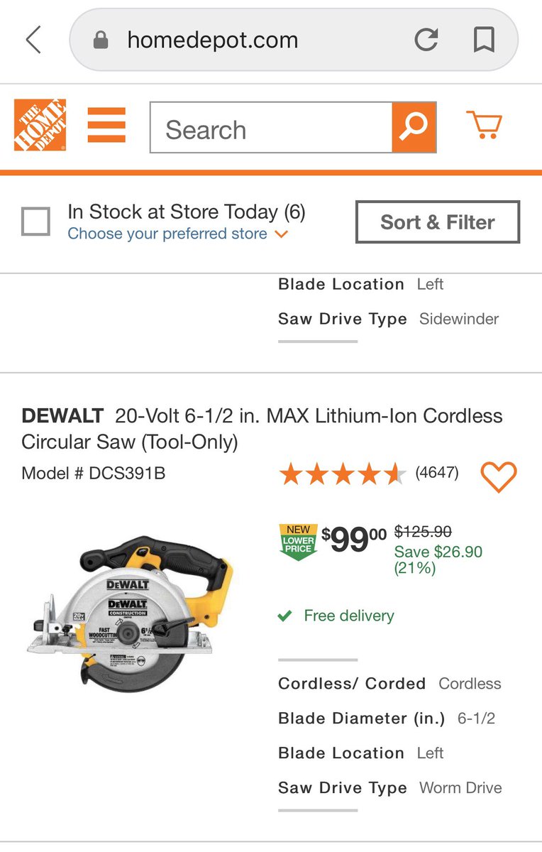 anshulverma's tweet photo. Check out this “New Lower Price” deal by @HomeDepot https://t.co/TWmIc7th4t