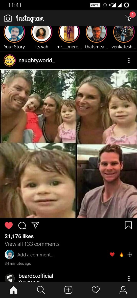 Anandraho's tweet photo. one of the most #funiest things on internet today#SundayThoughts @AnushkaSharma @imVkohli @stevesmith49 @davidwarner31 hope you guys are a good sport about it. #cricketnation #INDvsNZTestCricket #CricketMeriJaan @IamRahulNarayan @___how_you_doin @bhogleharsha @Mrwhosetheboss https://t.co/uJJzv7m2AR
