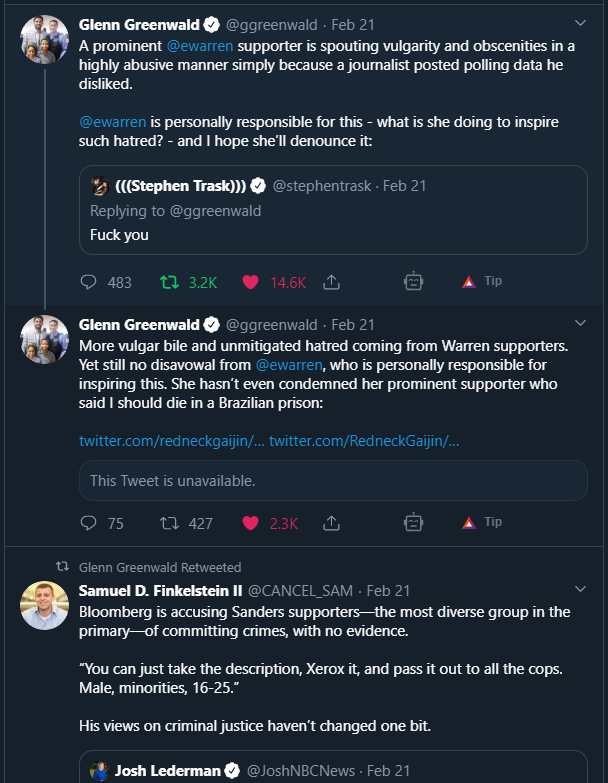 MaLaCoiD's tweet photo. @afunnnyworld @Rodericka @TheStefanSmith @stevemacwv @BernieSanders @ninaturner Hey @ewarren, stay on top of #LizLads- #NotMeUs will keep tagging them. You call #TeamWarren #voters on the phone, right?

See @Rodericka disavow "unaffiliated" @stevemacwv? This is the only acceptable level of response, given your statements about the false &amp; offensive Bro slur. https://t.co/vxSnOSnT4m